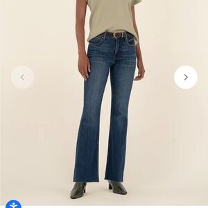 Kut from the Kloth Dark Blue Flare Jeans